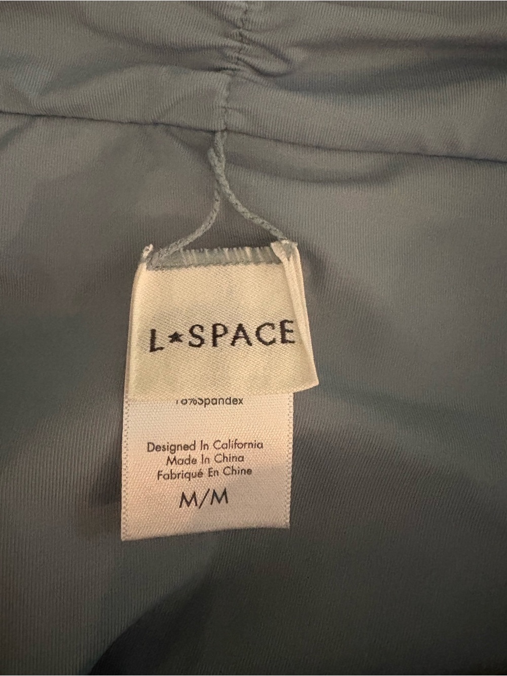 Lspace ribbed marlee top and Bardot bottom in slated glass size M - Picture 2 of 6